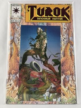 Valiant Comics TUROK DINOSAUR HUNTER #1 Gold Foil Edition Variant Cover 1993